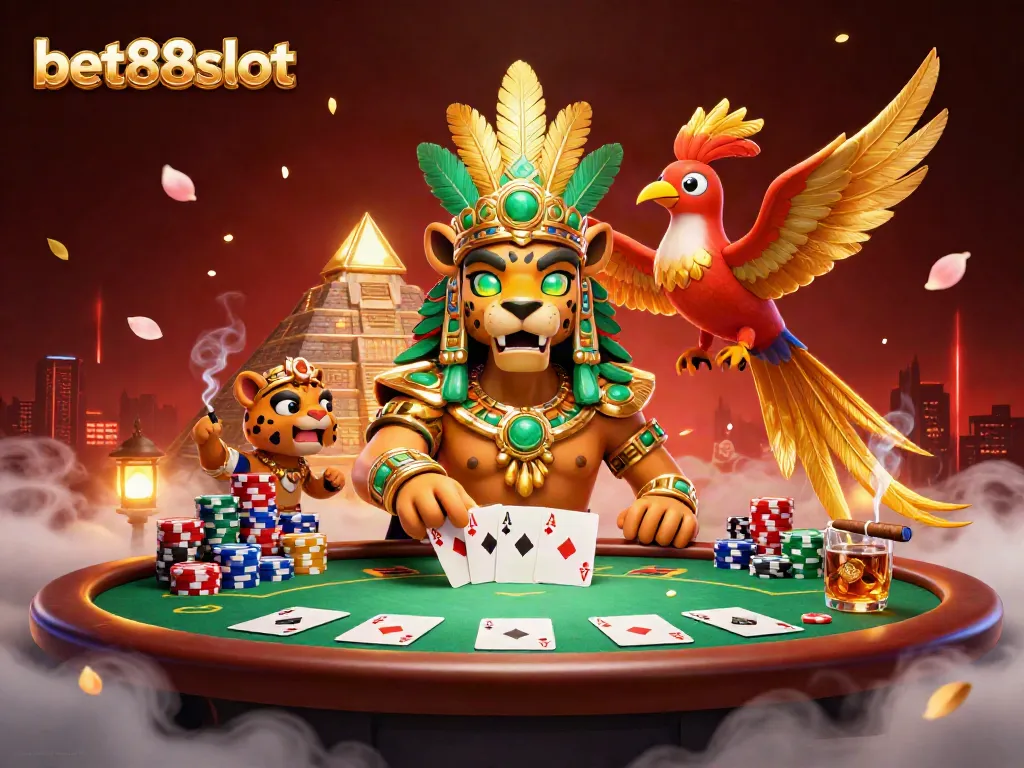Experience excitement at the bet88slot online casino with dynamic gaming elements and vibrant characters.