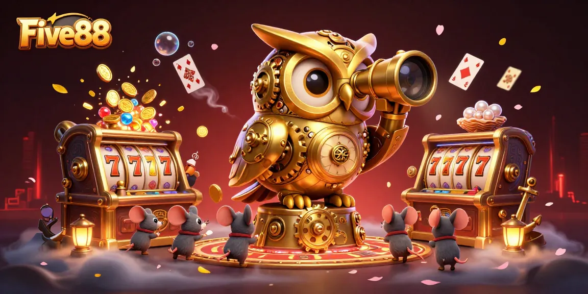 Experience the excitement of Five88's dynamic casino floor with captivating 3D elements.
