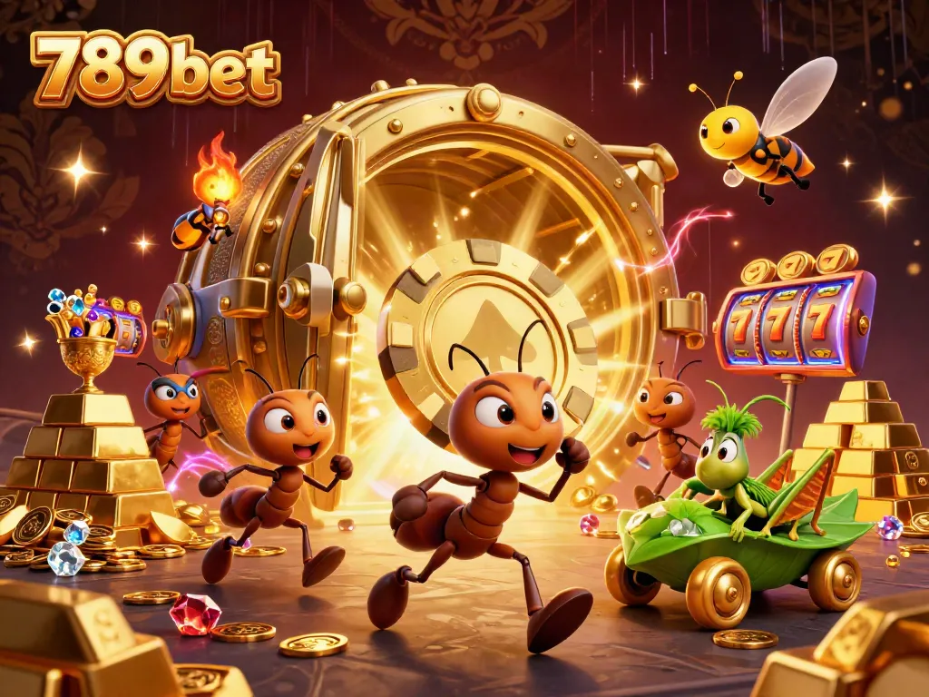 Join the 789bet adventure with ants on a heist, channels the essence of thrilling casino play.