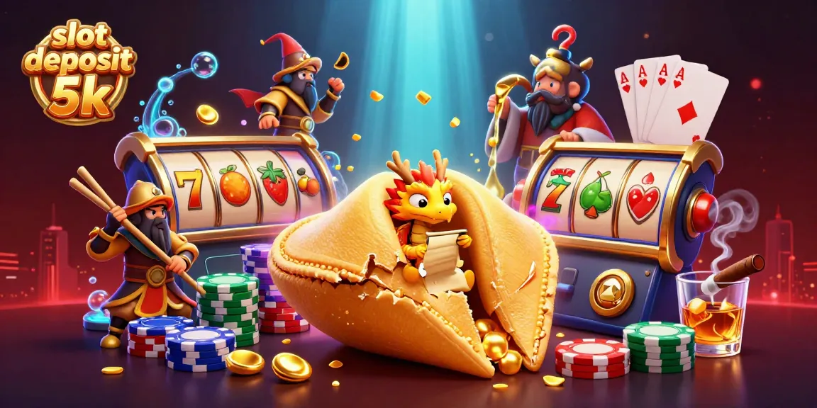 Experience thrilling play at slot deposit 5k with golden opportunities and vibrant colors.