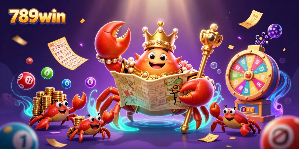 Experience thrilling wins with 789win as the golden crab emperor leads the gambling adventure.