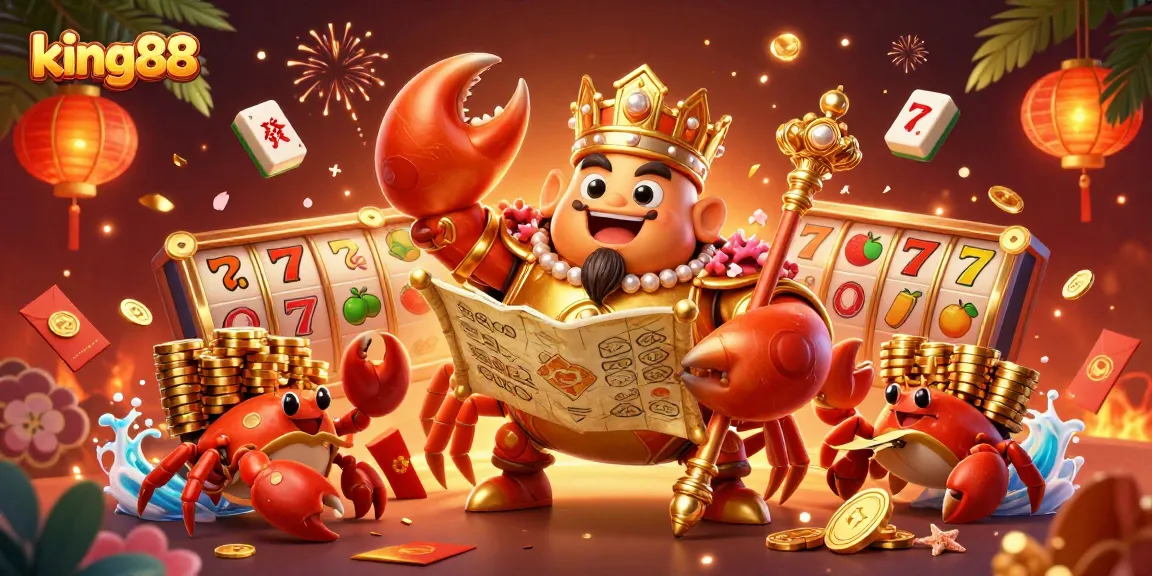 Experience thrilling gameplay with king88's vibrant 3D casino scene featuring stunning characters and lively elements.