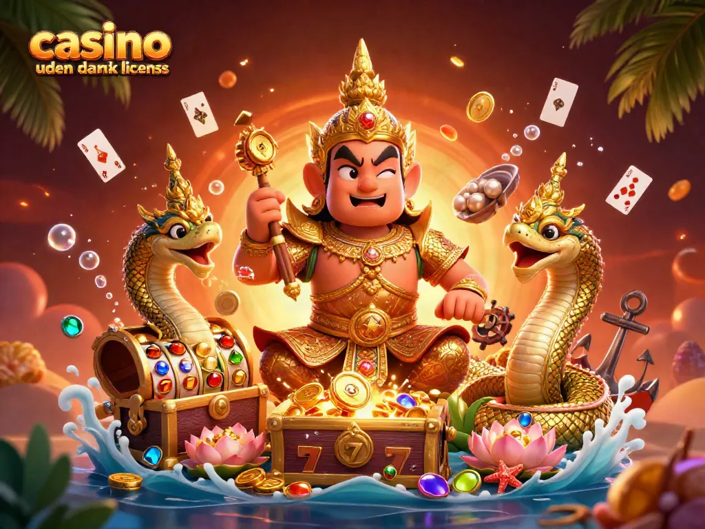 Experience winning at casino uden dansk licens with vibrant 3D illustrations of luck and fortune.