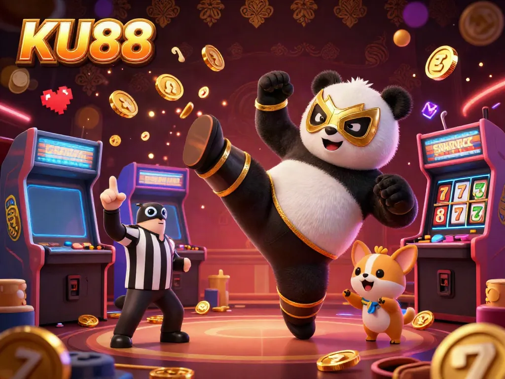 Engage in thrilling gameplay at KU88 casino with vibrant characters and dynamic gaming elements.