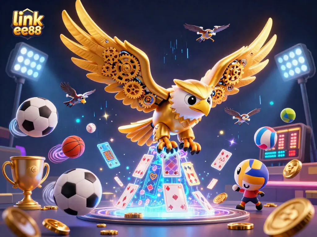 Experience thrilling moments with link ee88 in a vibrant and dynamic gambling scene filled with energetic sports elements.