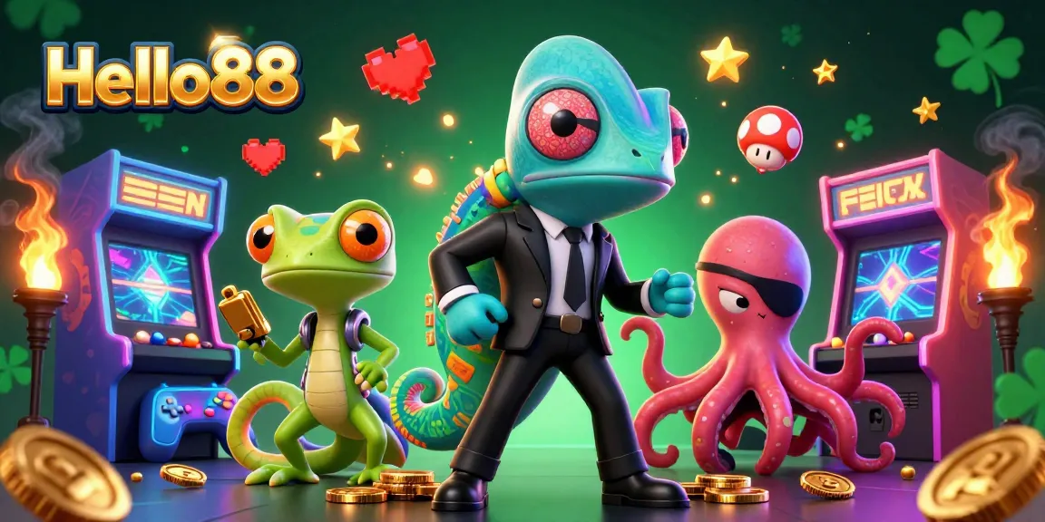 Play games like Hello88 with thrilling agents in a vibrant casino scene.
