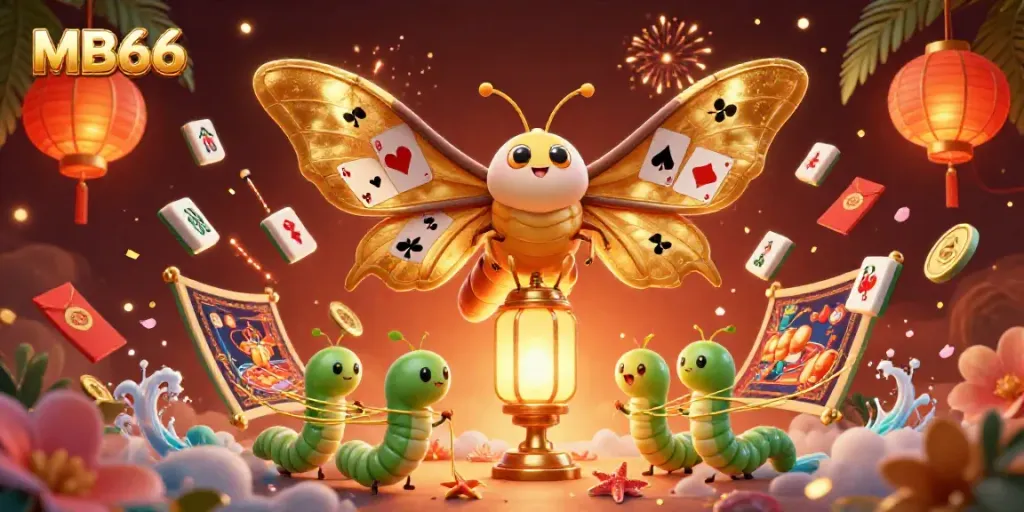 Experience exhilarating moments with MB66 through vibrant casino-themed digital illustration art.