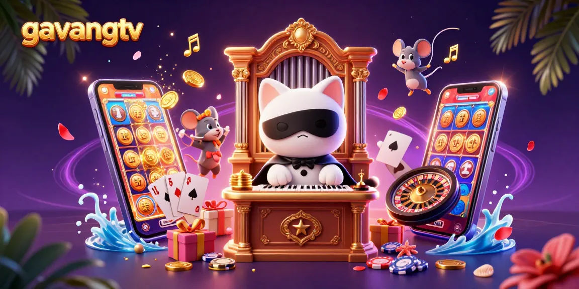 Experience high-quality live gambling with gavangtv, featuring a lively casino scene.