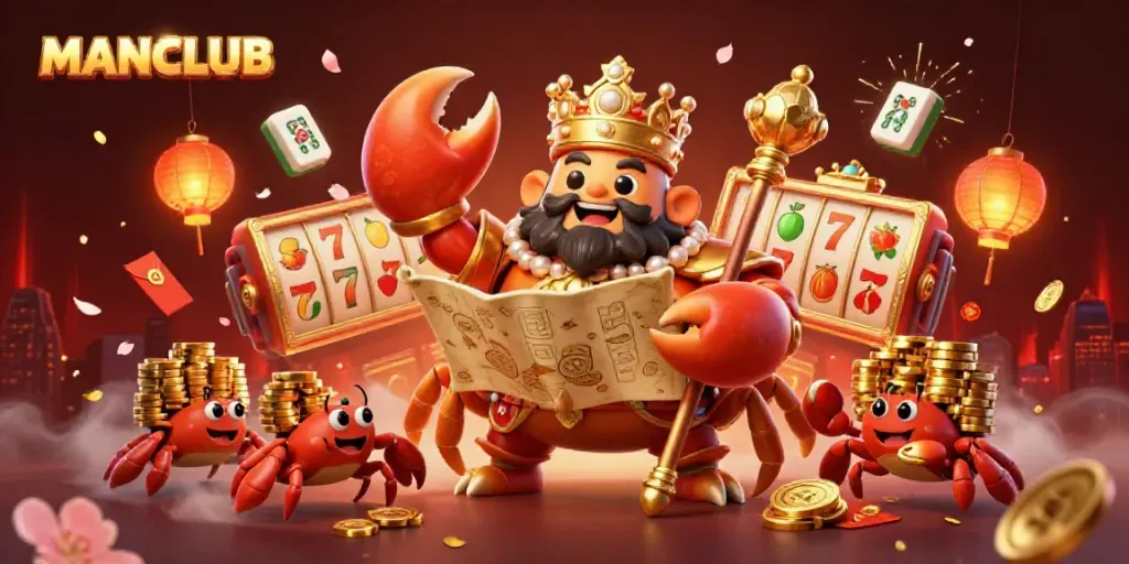 Experience the thrill of MANCLUB’s gaming world with this vibrant, intricately detailed casino scene.