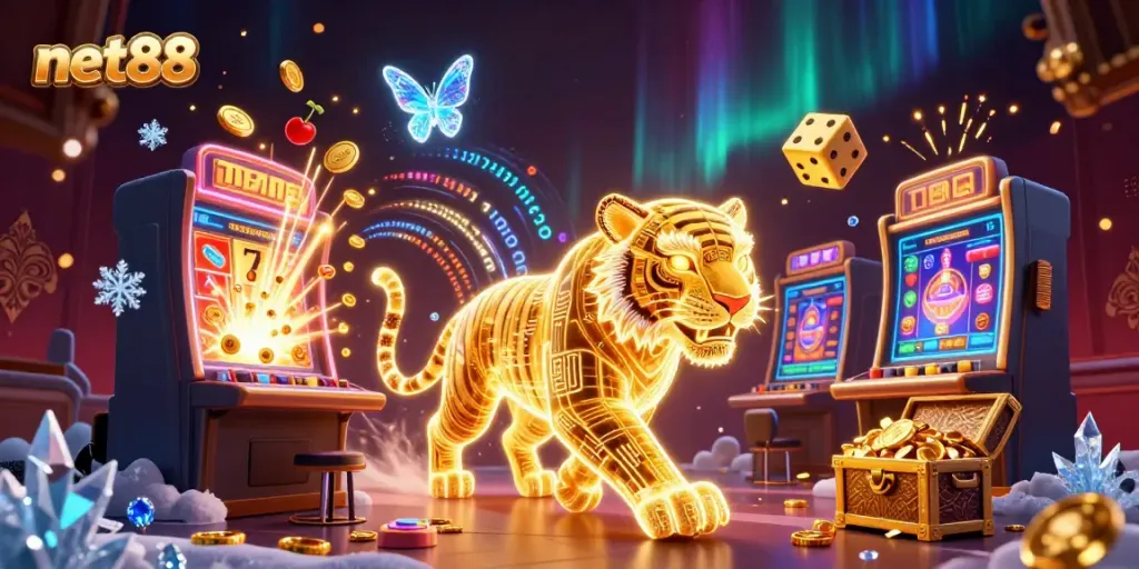 Experience thrill at net88 with vibrant casino action, showcasing jackpots and adventure.