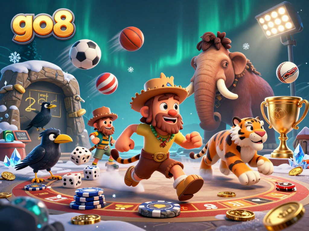Win big at the go8 casino with prehistoric thrills from a caveman and tiger duo!