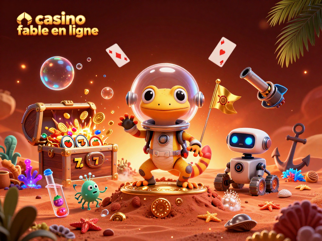 Faites l'expérience du plaisir des jeux avec ce casino fiable en ligne dans un décor intergalactique.