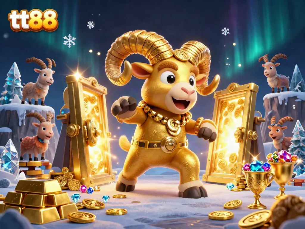 Engage with the vibrant energy of tt88 through thrilling casino elements in this rich 3D illustration.