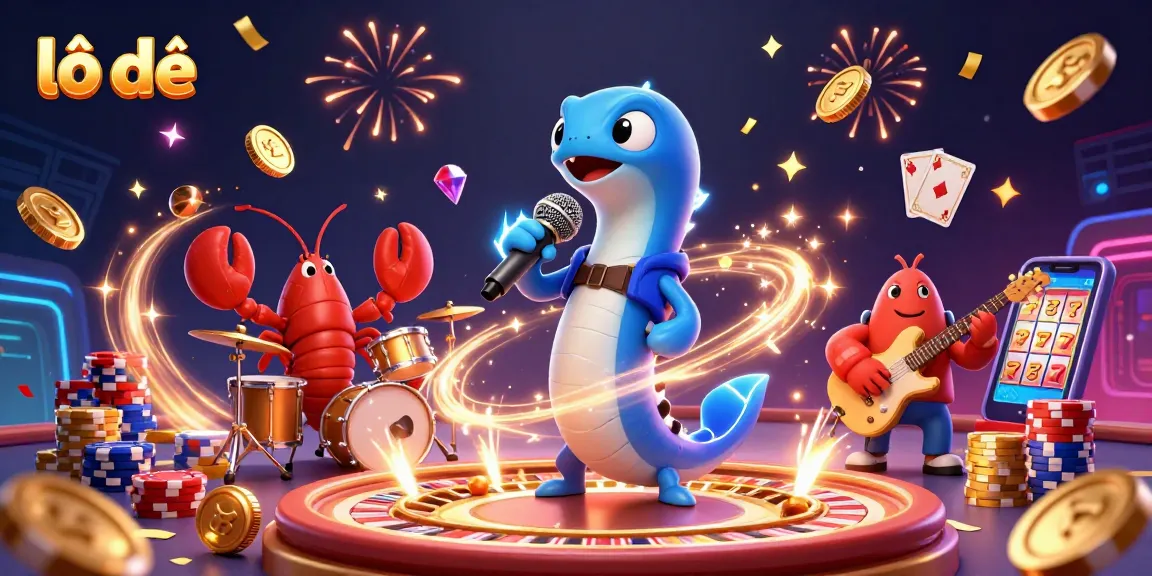 Join the lô đề excitement at an underwater casino with vibrant characters and dynamic action.
