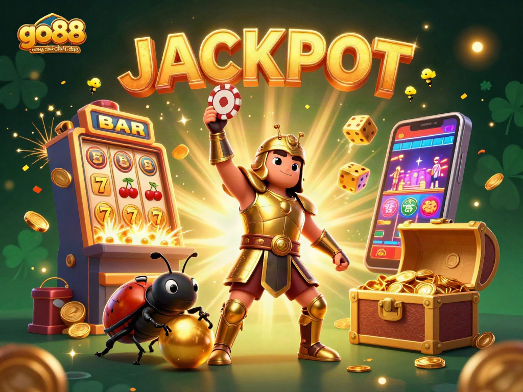 Experience excitement with go88 trang chu chinh thuc through vibrant casino games featuring a winning scene.