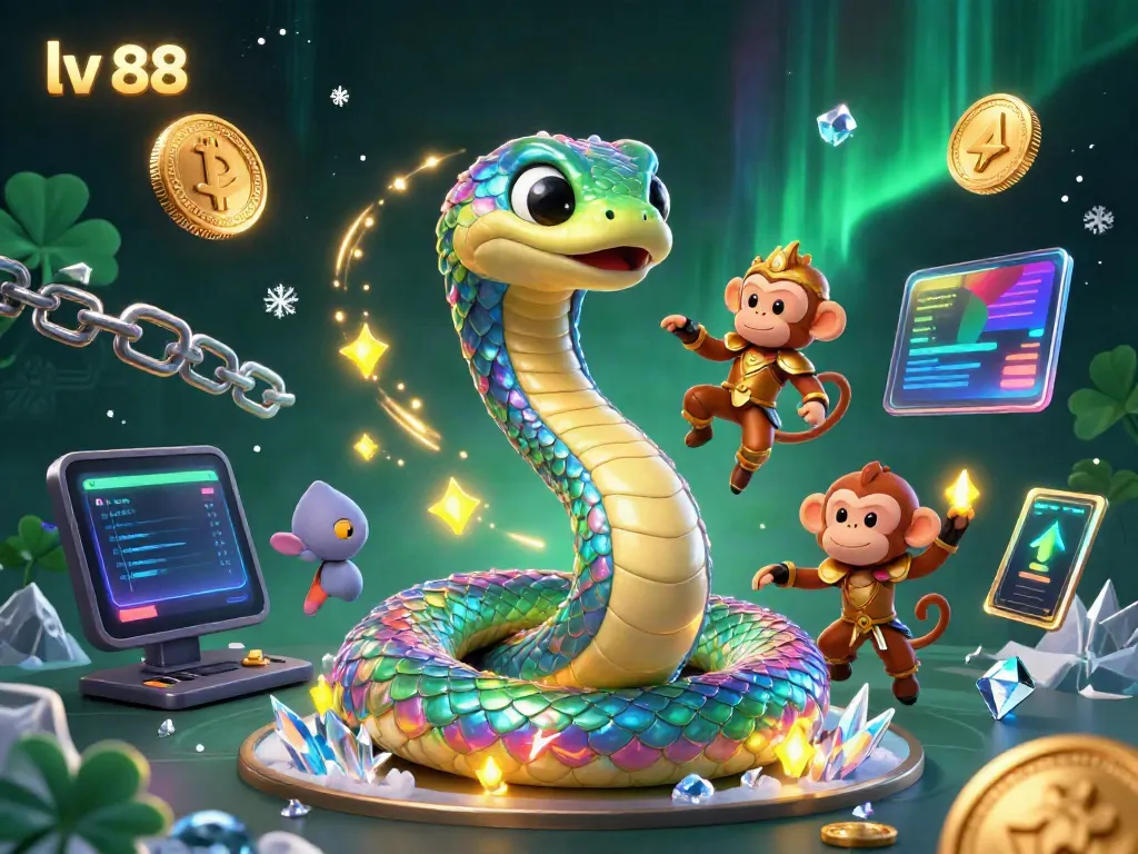 Experience thrilling gaming at lv 88 with vibrant characters and crypto elements creating excitement.