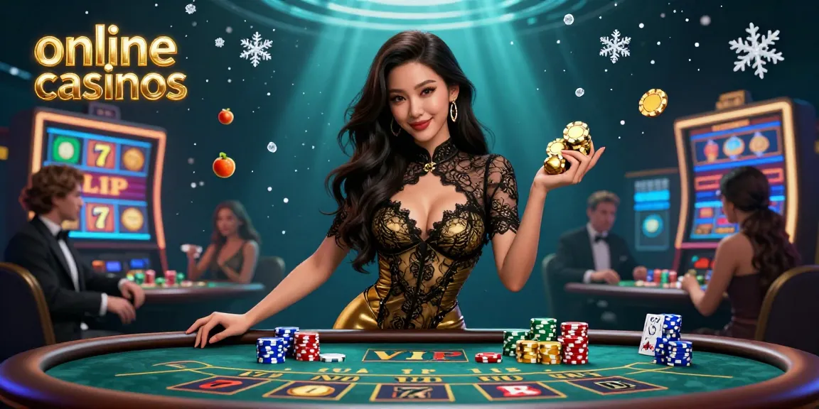 Enjoy exclusive experiences at online casinos, where glamorous players engage in high-stakes games.