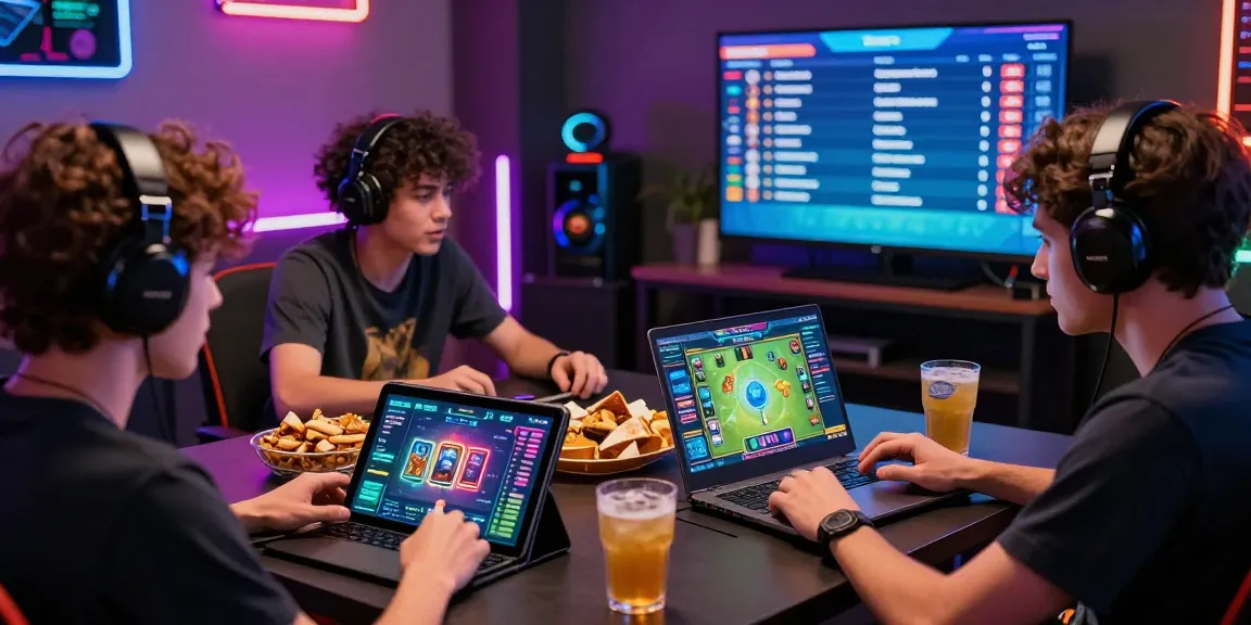 Engaging scene of players enjoying their B52club gaming experience with vibrant atmosphere and digital game displays.