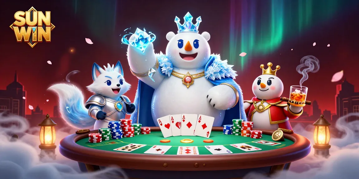 Win big at SUN WIN's vibrant casino with thrilling poker action and engaging gameplay.