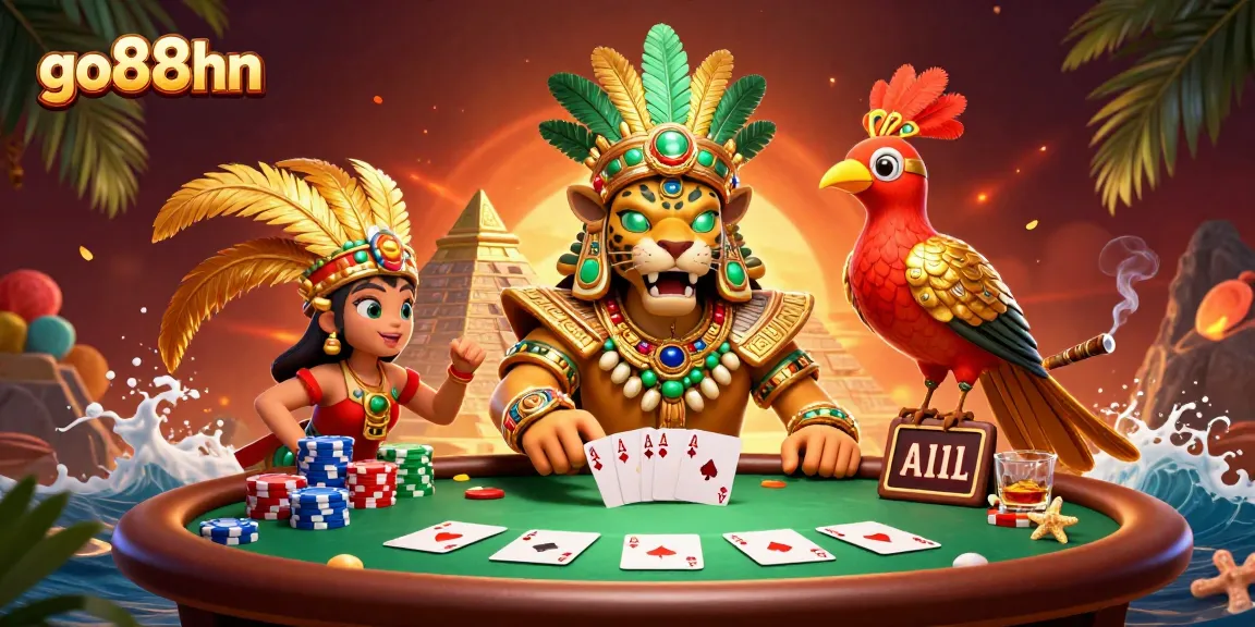 Experience exciting gameplay at go88hn with a vibrant casino scene illustrating thrilling poker action.