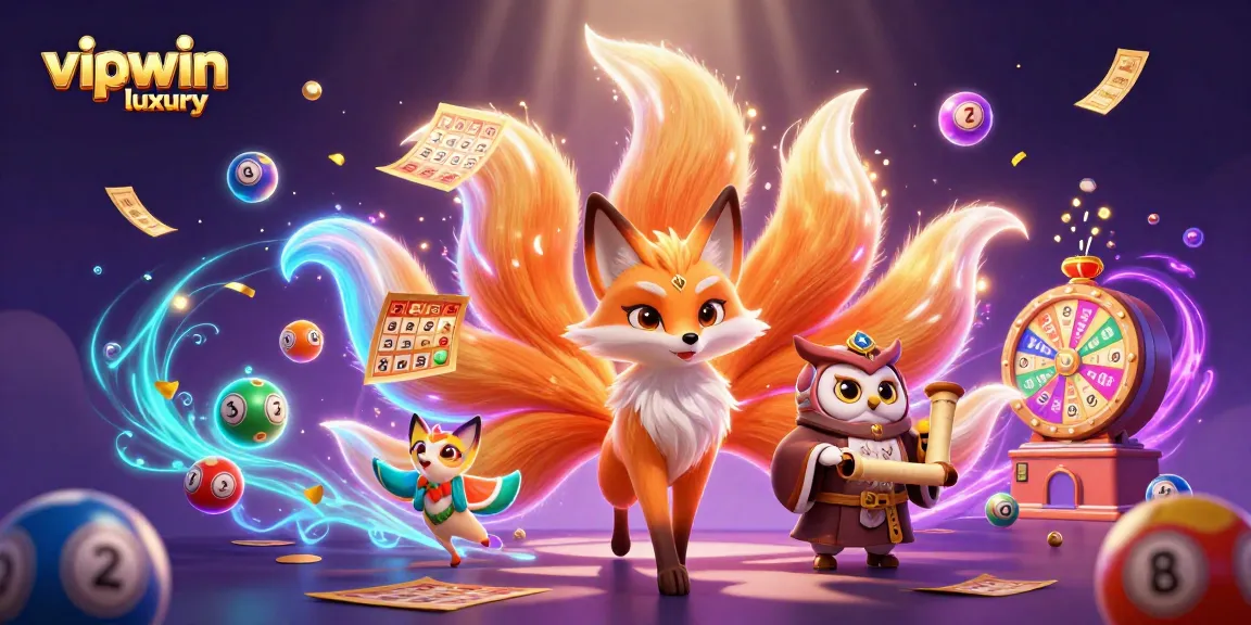 Experience the excitement of vipwin luxury with vibrant casino elements and mythical characters.