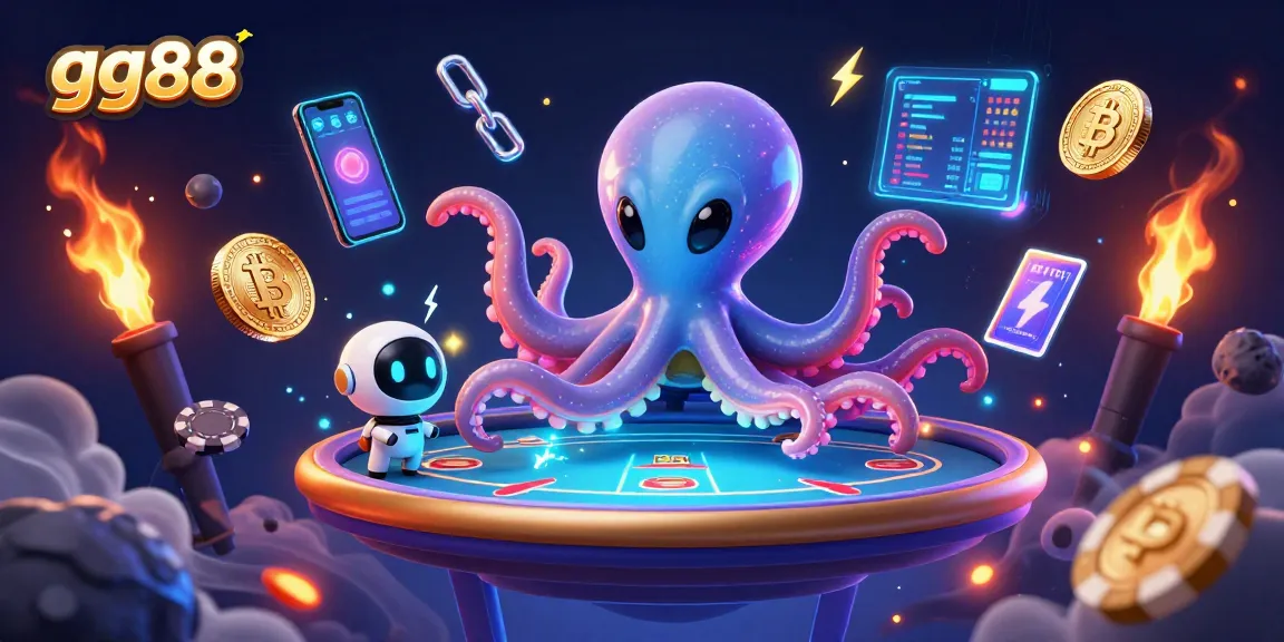 Engage with gg88's thrilling casino games featuring aliens and poker in a cosmic setting.