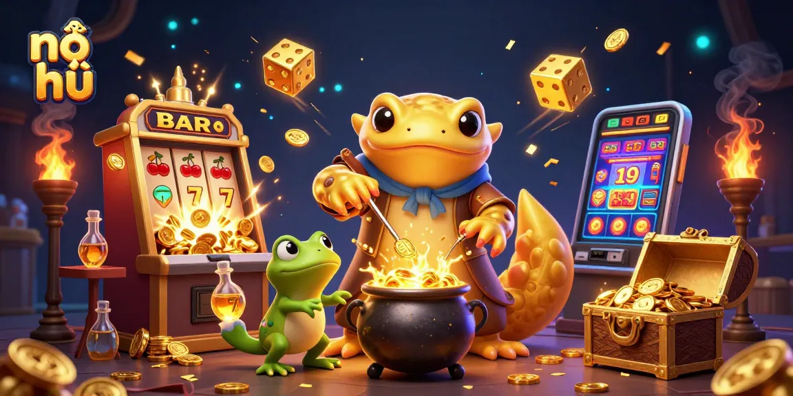 Experience the excitement of nổ hũ with jackpot explosions and colorful slot machine adventures