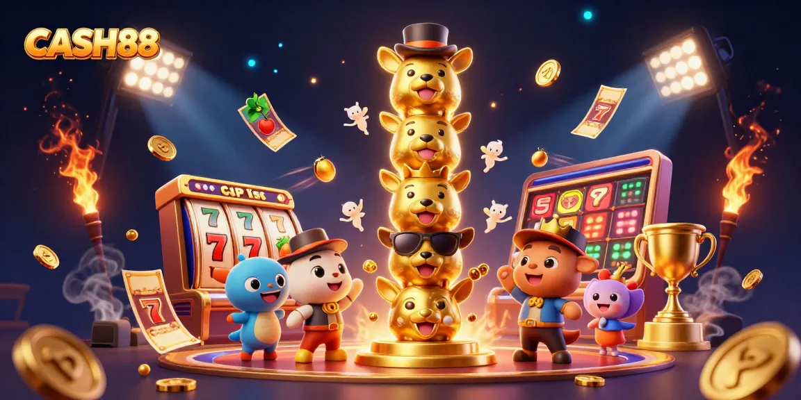 CASH88 players spin slot reels with vibrant animations, jackpot counters, and engaging fruit symbols.