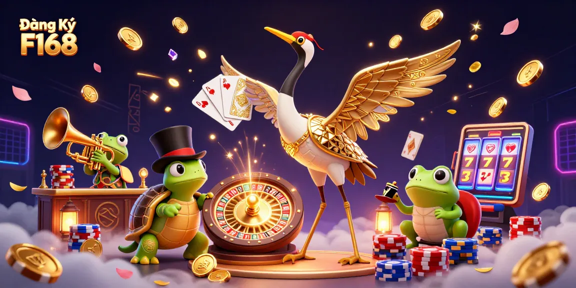 Engage with Đăng Ký F168 for a premium online casino experience featuring vibrant characters and exciting elements.