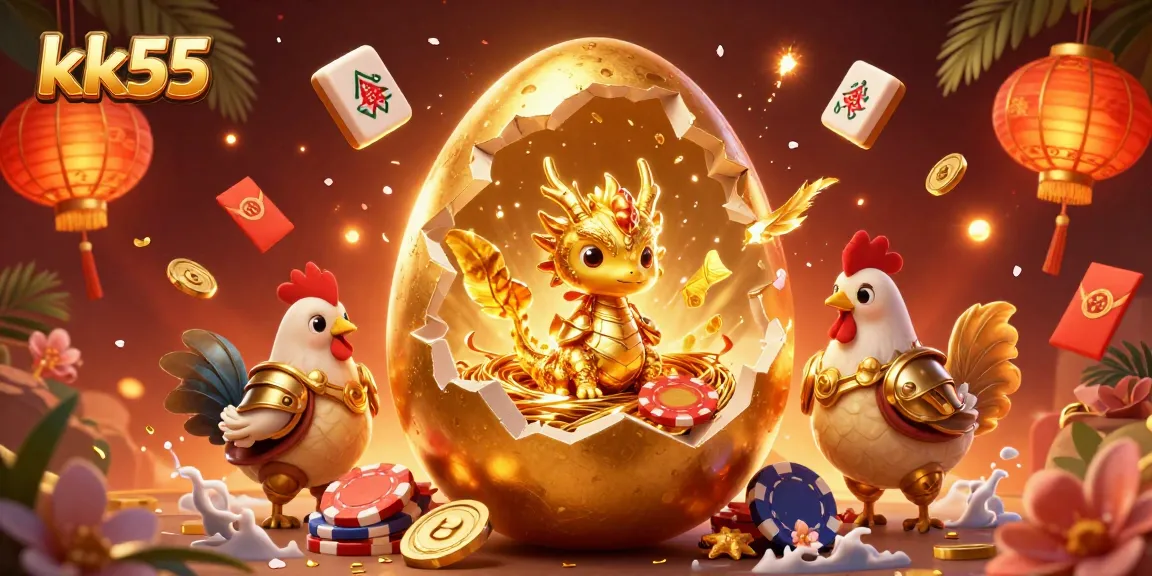 Bet big with kk55 as a golden dragon inspires winning poker strategies.