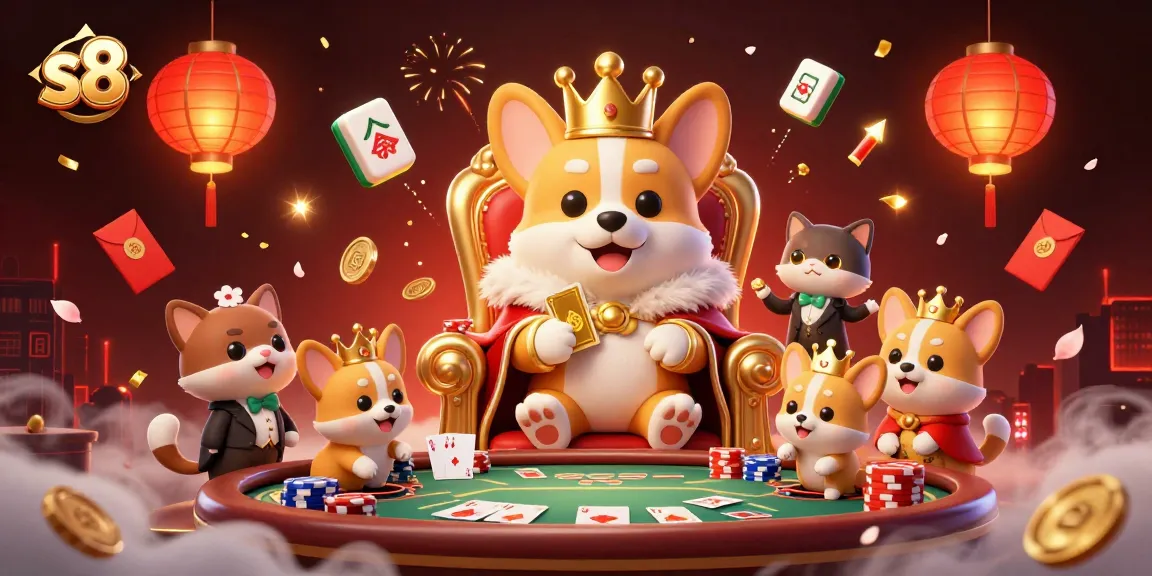 Experience the exciting world of s8 through a vibrant 3D casino illustration showcasing gaming action and rich visuals.