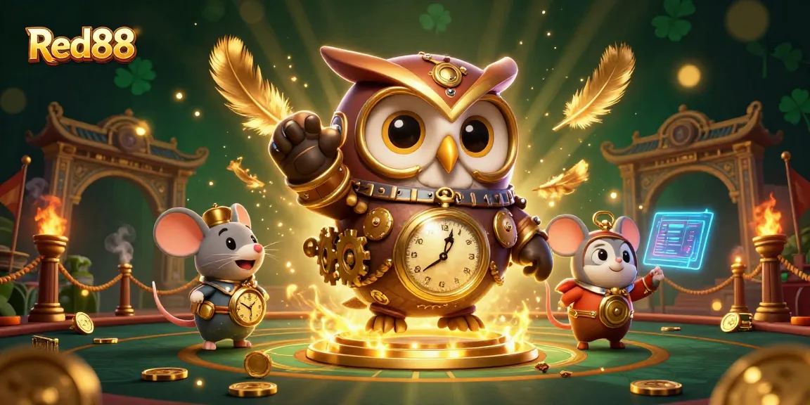 Experience winning strategies at Red88 with a dynamic 3D casino scene filled with excitement.