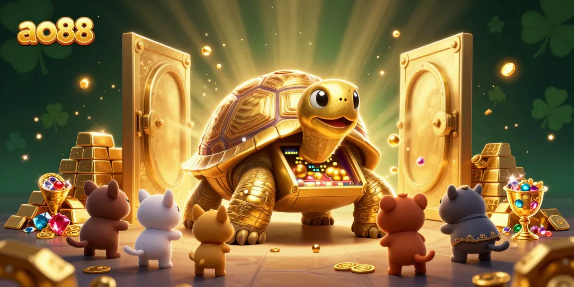 Play engaging games at ao88 with exciting treasures and vibrant characters in a dynamic casino setting.