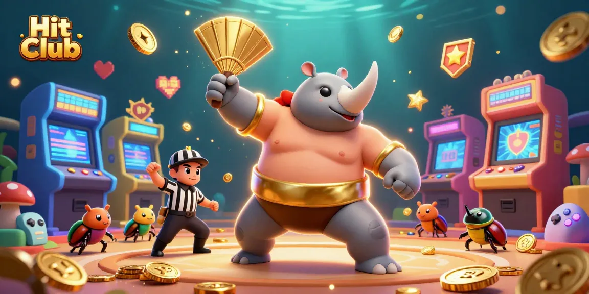 Bet big with Hit Club by joining the thrilling 3D sumo championship featuring dynamic arcade games.