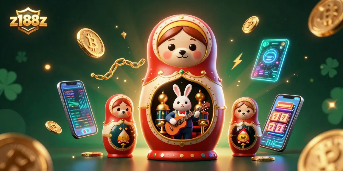 Experience the excitement of z188z with engaging casino elements and lively characters.