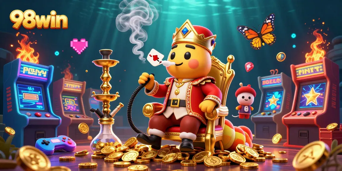 Experience thrilling gameplay at 98win with vibrant casino elements and engaging characters.