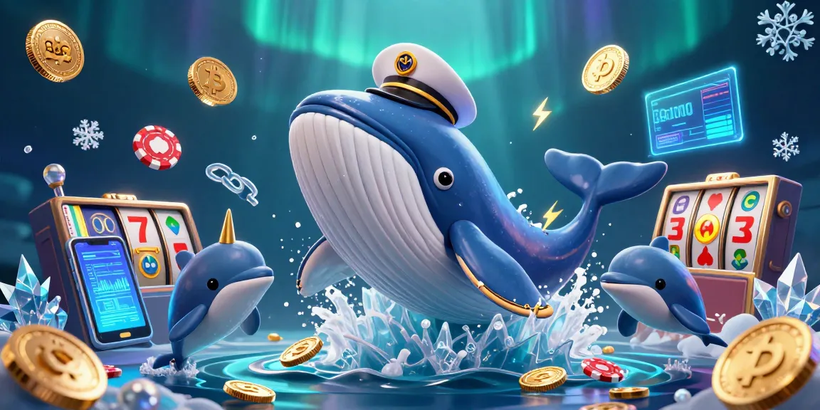 Experience the excitement of QS88 as a vibrant whale and friends bring casino thrills to life.
